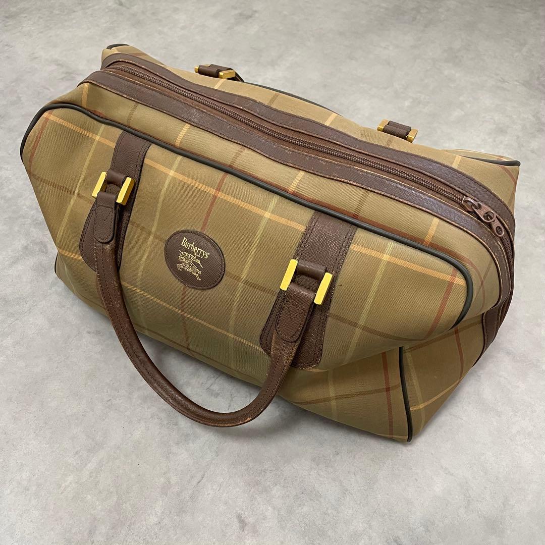 バッグ Burberrys Travel Boston Bug Vintage BU98