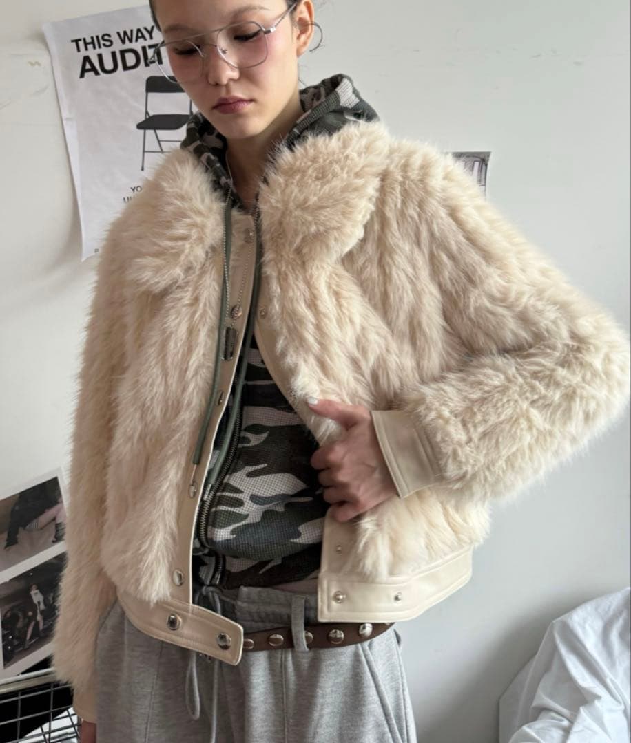 SHAGGIE ファーブルゾンジャケット/ファーコート