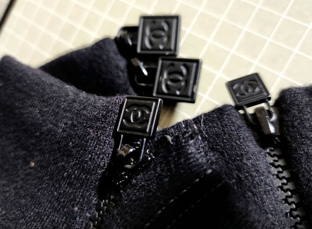 美品　CHANEL　シャネル　スポーツ　Ｗジップ　ジャケット　ブルゾン　44