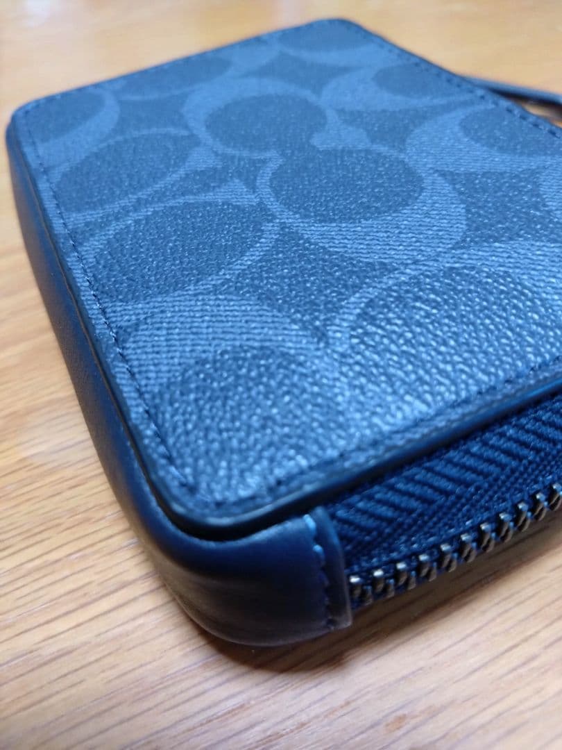 サ*ヨ様 【入手困難/レアカラー/美品】COACH デニムブルー キーケース