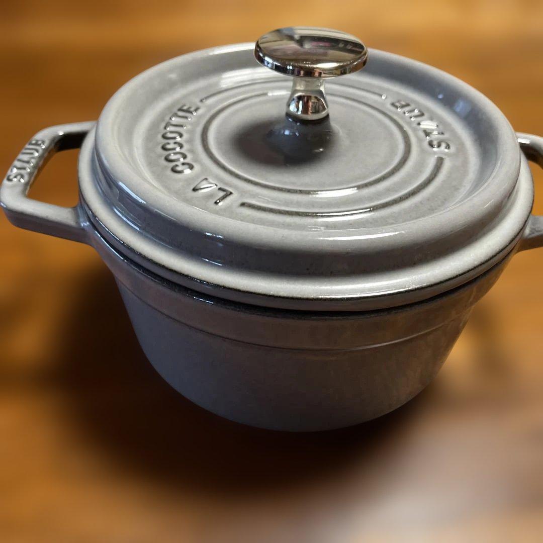 STAUB ココット 16cm グレー