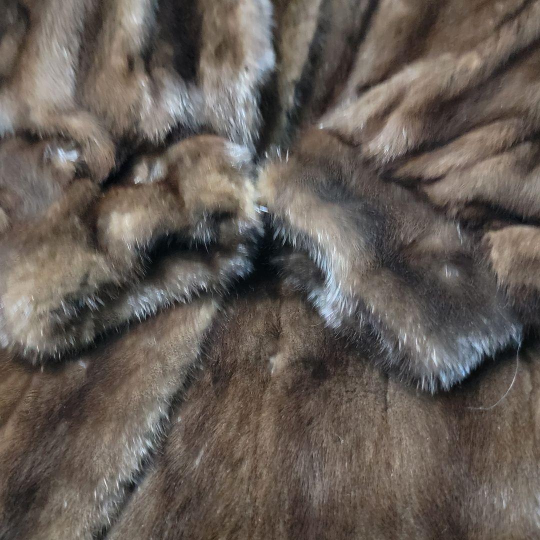 ほぼ未使用 カステルバジャック 岐阜毛被 日本製 高品質 ミンクコート 毛皮