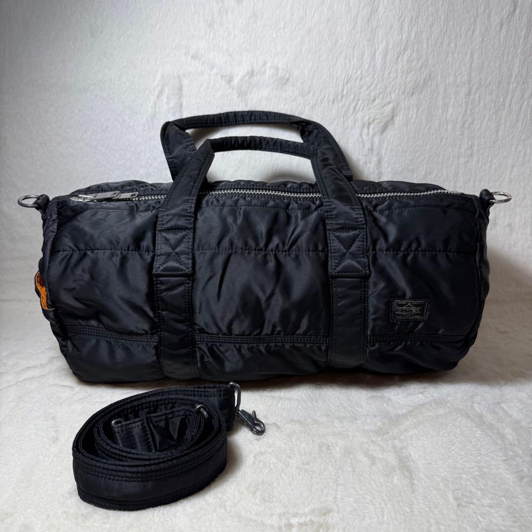 PORTER　タンカー　2way　ダッフルバッグ　ボストンバッグ　黒 吉田カバン