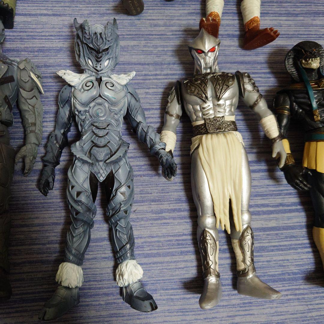 仮面ライダー　ソフビ　まとめ売り　昭和　怪人　ショッカー　約17cm　フィギュア