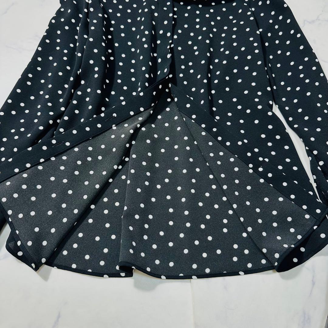 2023極美品 セオリーリュクス ドット ボウタイ ブラウス 卒業 入学 38