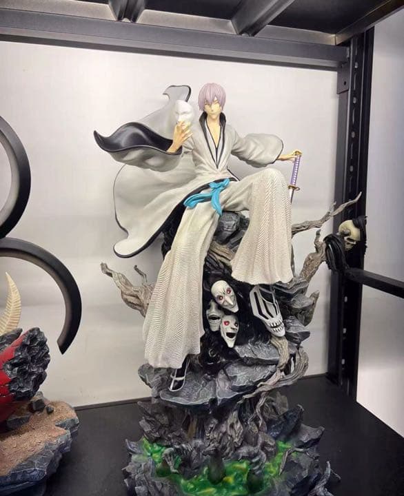 BLEACH 黒衣少年図 市丸ギン ガレージキット ガレキ スタチュー④