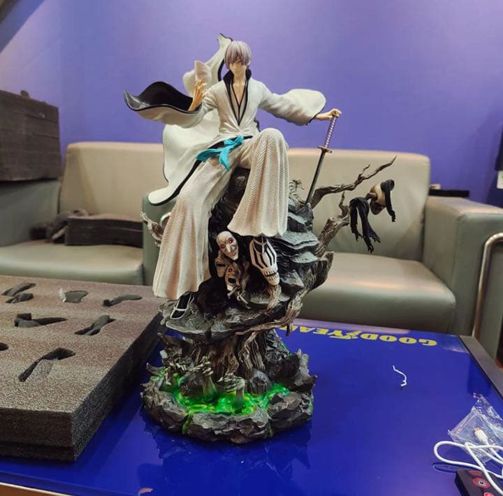 BLEACH 黒衣少年図 市丸ギン ガレージキット ガレキ スタチュー④