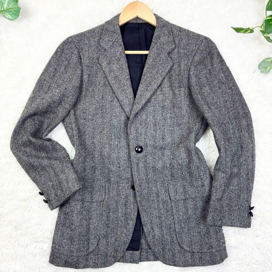 美品　ヴァンヂャケット　ツイード　アンコンジャケット　ヘリンボーン　70年代　Ｓ