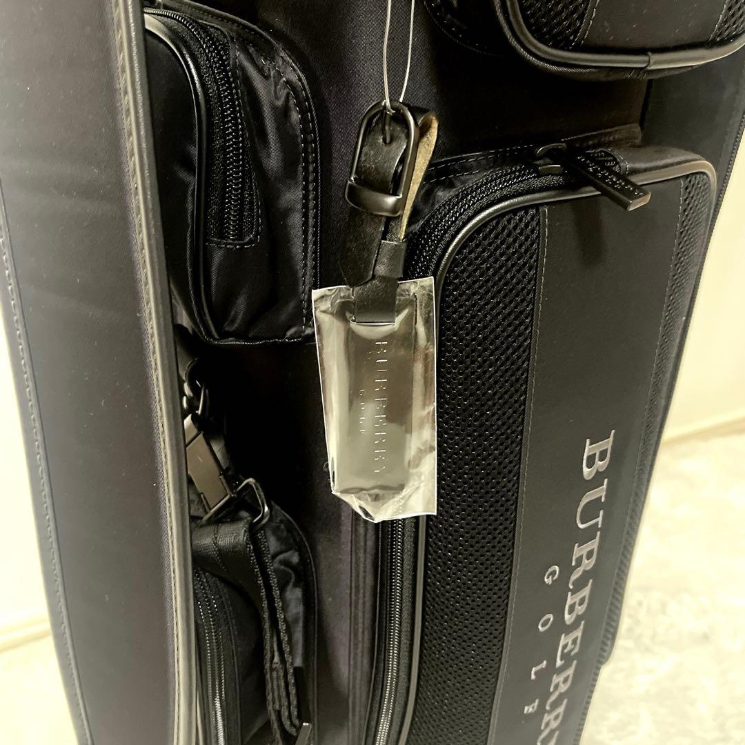未使用級✨希少✨BURBERRY GOLF キャディバッグ 黒 フルセット
