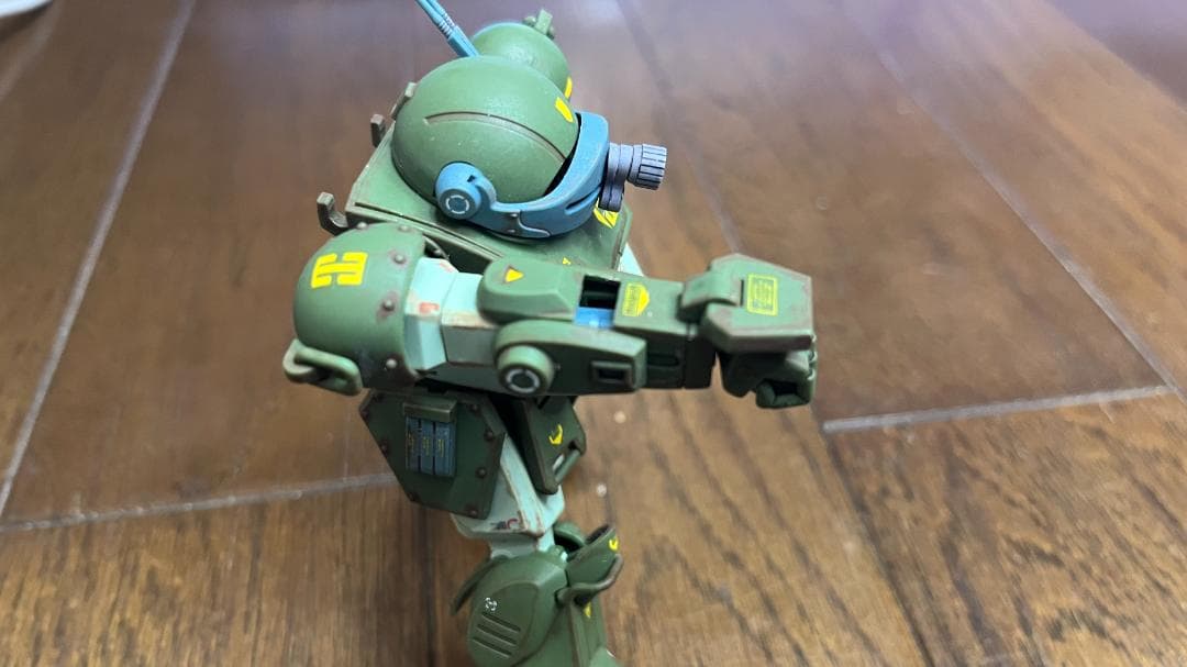 【完成品】HGスコープドッグ+拡張パーツセット1ボディ&キリコ+バーグラ太もも