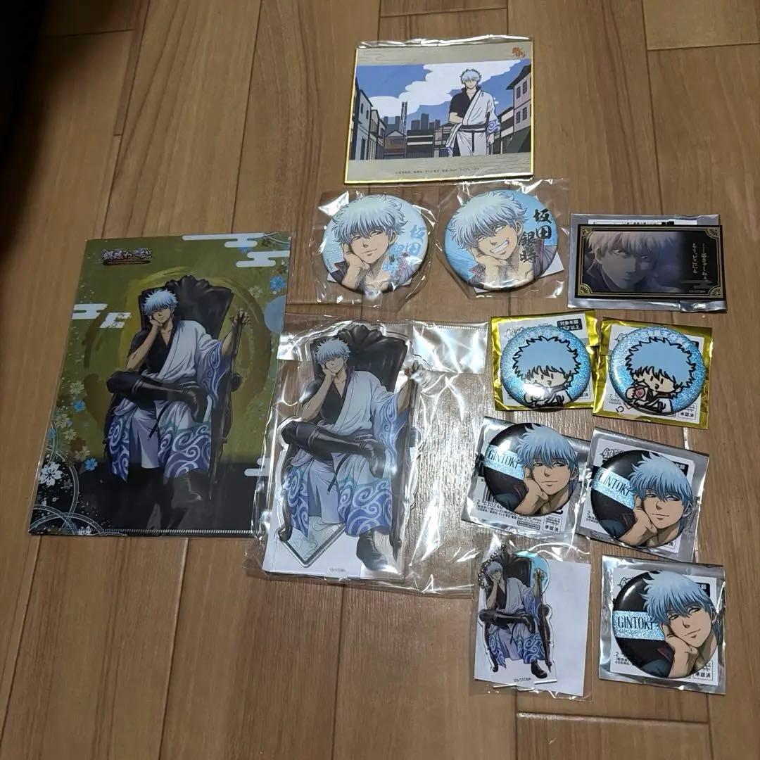 銀魂わーるど かみだのみくじ 缶バッジ アクリルスタンド　クリアファイル坂田銀時