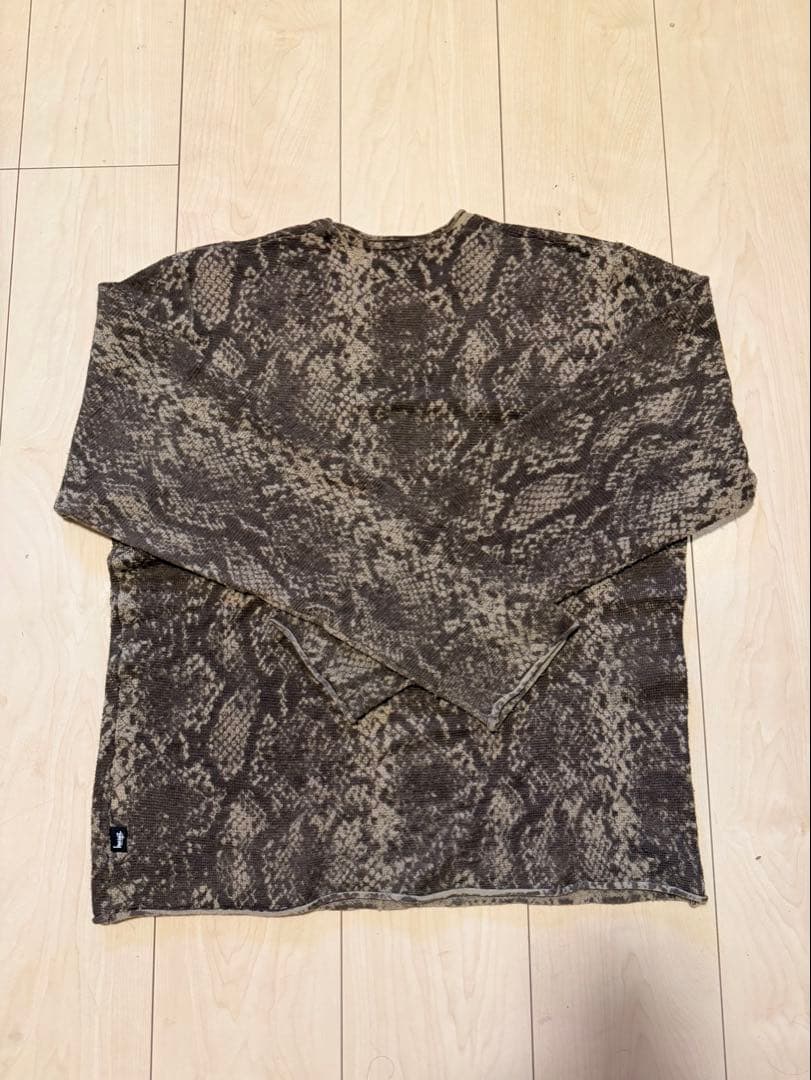 トップス Stussy Python Fine Wool Sweater / Khaki