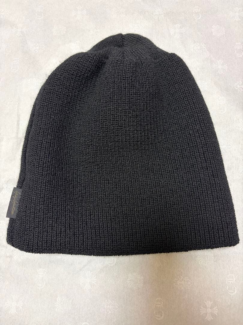【ピスネーム仕様】Yohji Yamamoto 黒 ニット帽