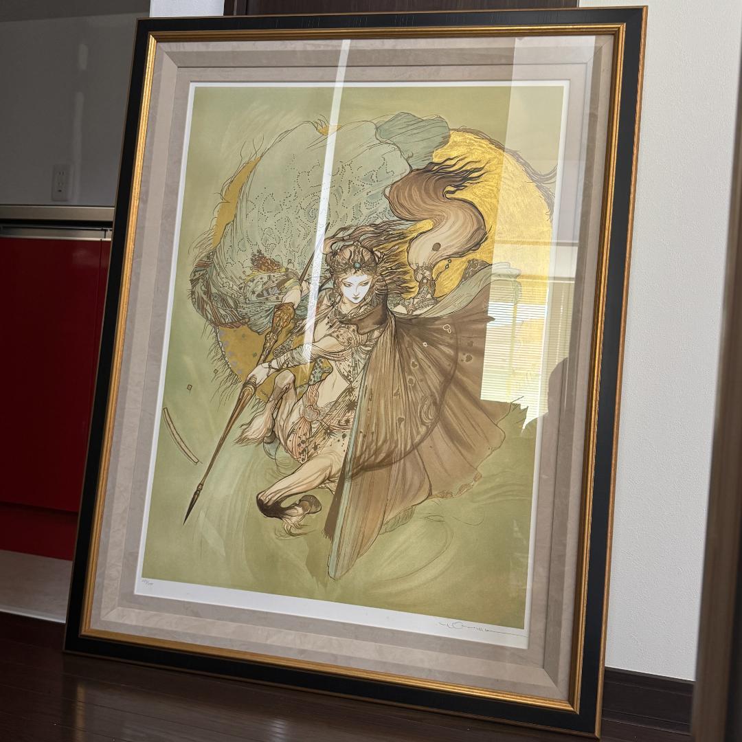 天野喜孝 騎神来たりぬ DX 版画 リトグラフ 限定350