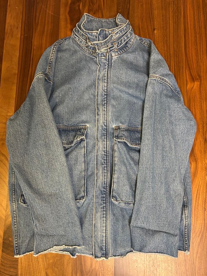 美品　AMERIデニムジャケット 黒石奈緒子着用