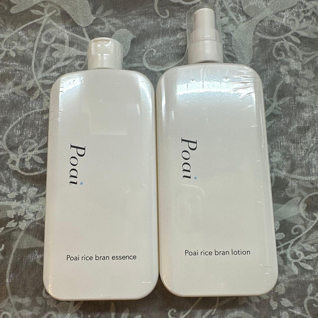 Poai 米ぬかエッセンス＆ローション 化粧水セット　【新品未使用】