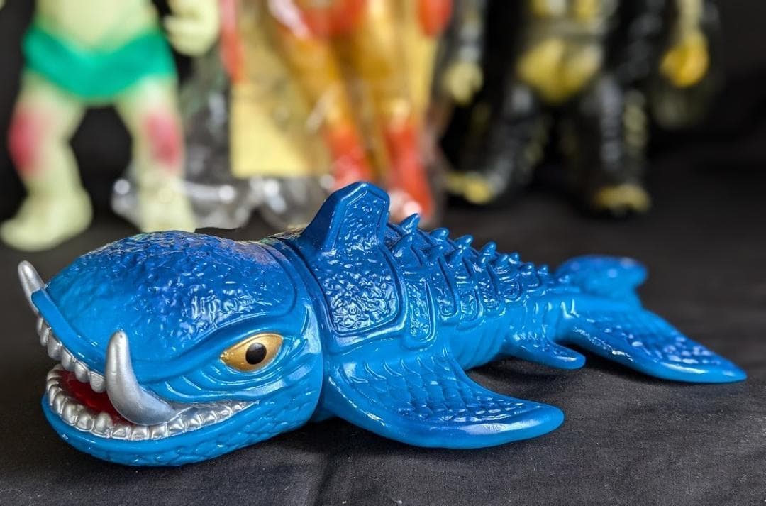 スペクトルマン＆登場怪獣（ベアモデル・マスダヤ復刻）ソフビフィギュア４体セット