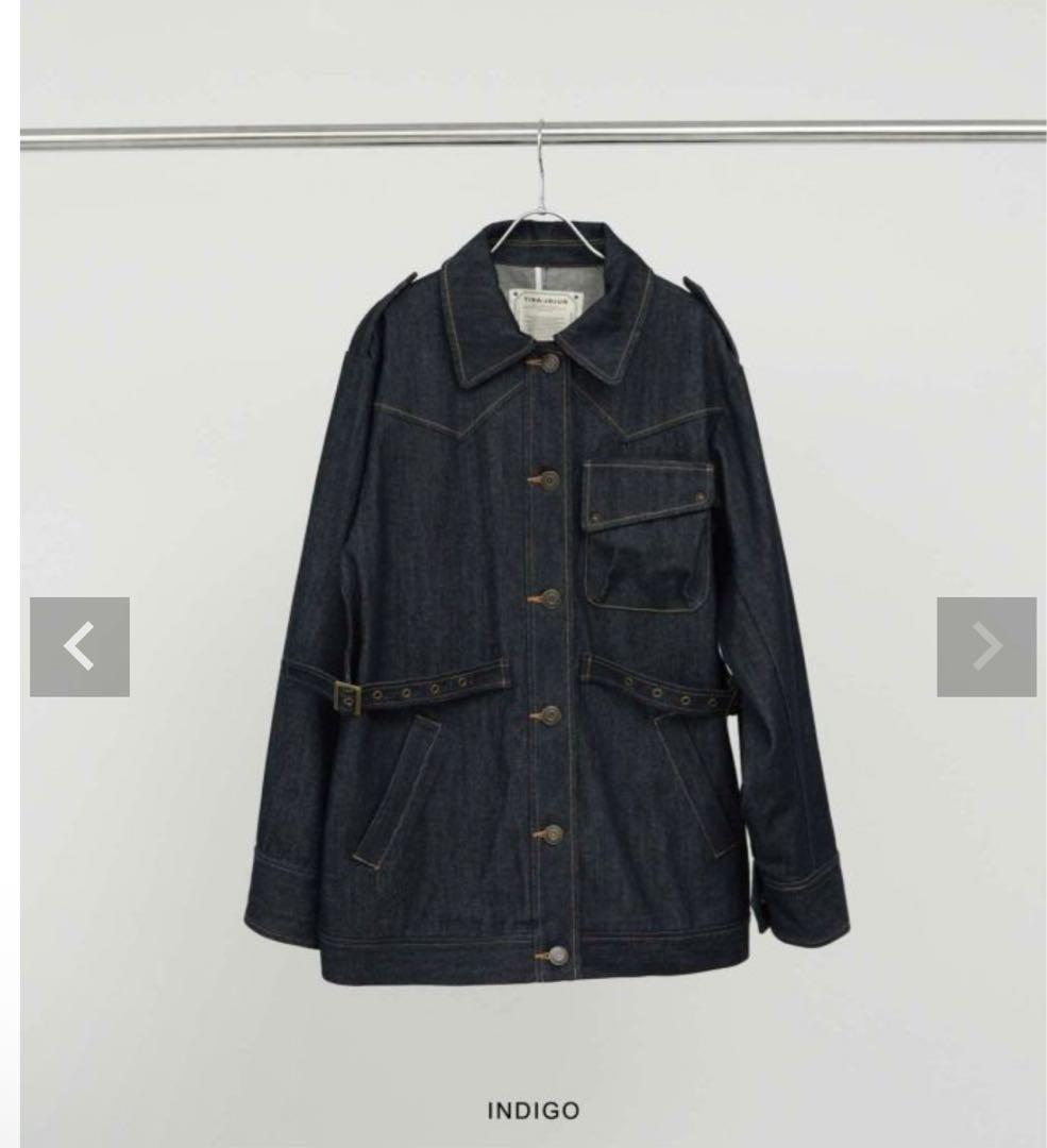 オーバーサイズ デニムコート TINA：JOJUN