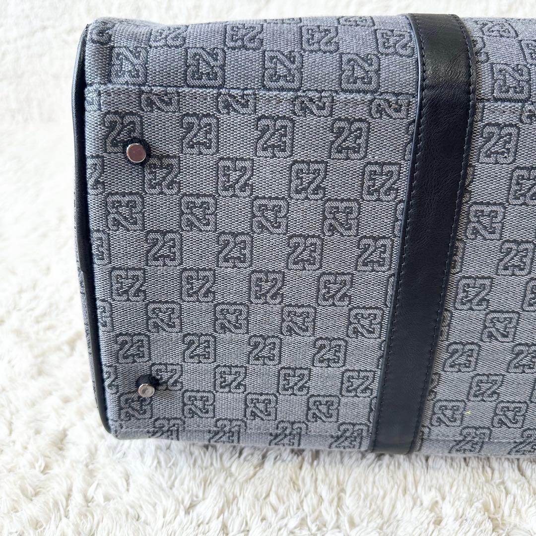 レア 限定品 ジョーダン ボストンバッグ モノグラム モノクロ ボックス型