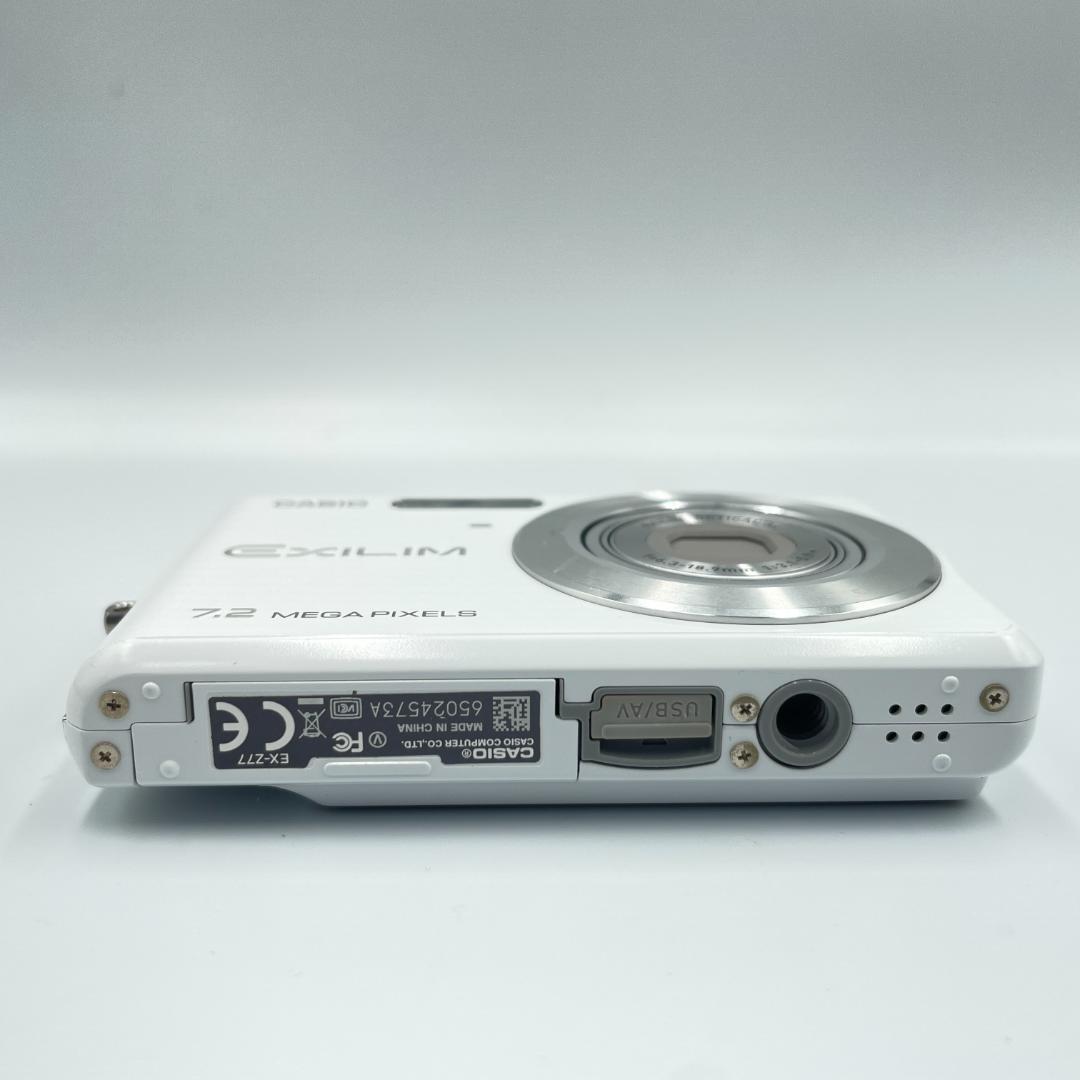 【動作品・転送特典無料あり】CASIO EXILIM EX-Z77 WHITE