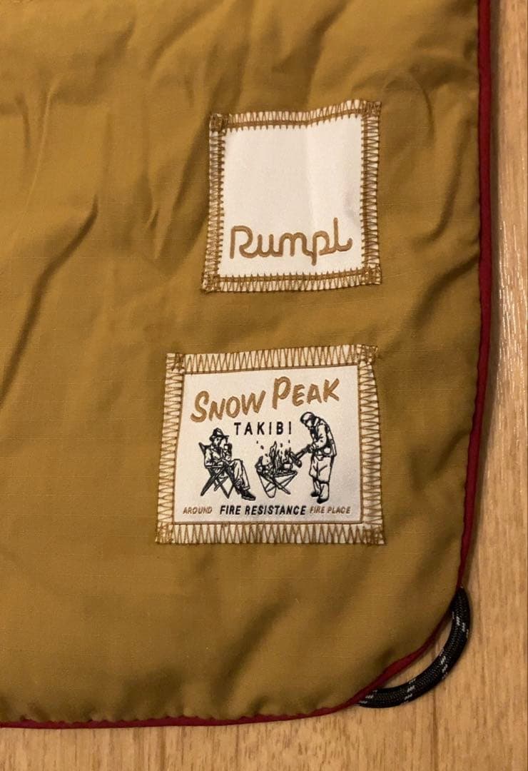 RUMPL ×  Peak TAKIBI BLANKET スノーピーク