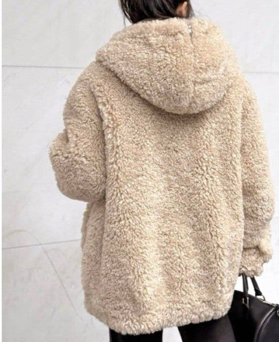 【新品タグ付き】AP STUDIO Vegancoe カーリーフーディ ブルゾン