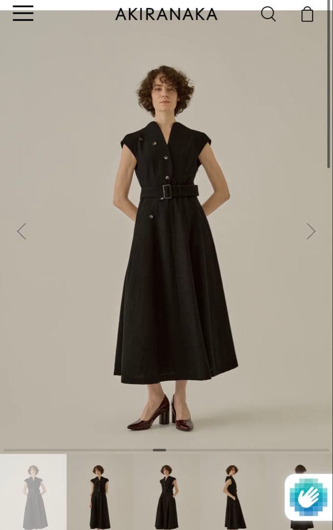 【新品タグ付き】AKIRANAKA ワンピース　Sesilia dress