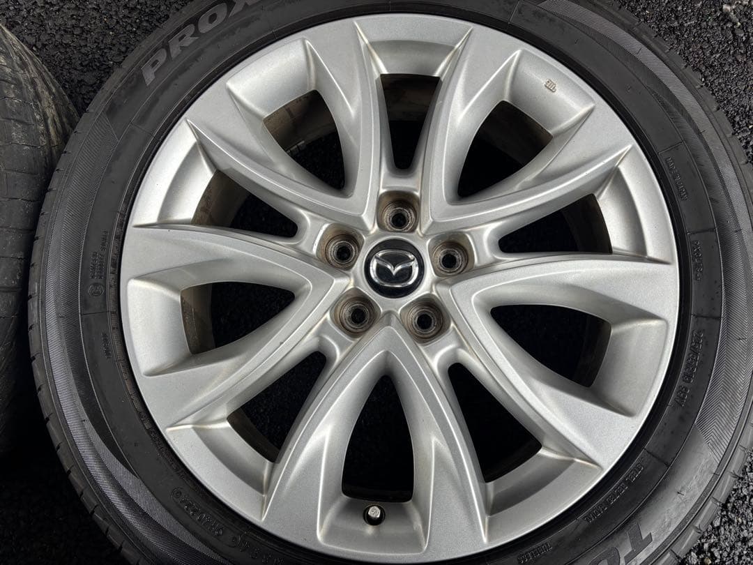 マツダCX5 純正19インチ ホイールセット TOYO PROXES 24年製