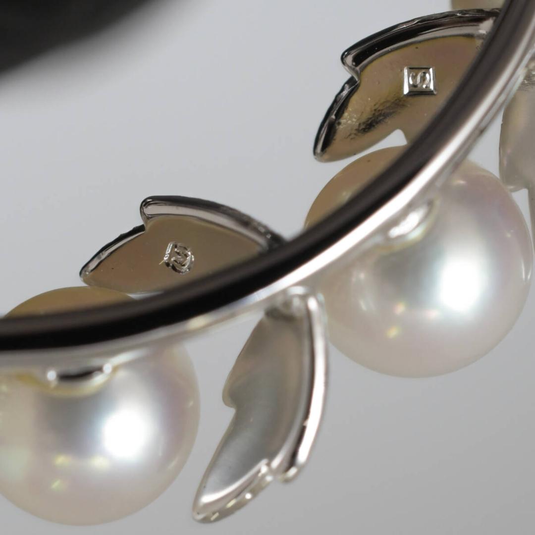 MIKIMOTO 10P パール ベビーパール 真珠 ブローチ 月桂樹