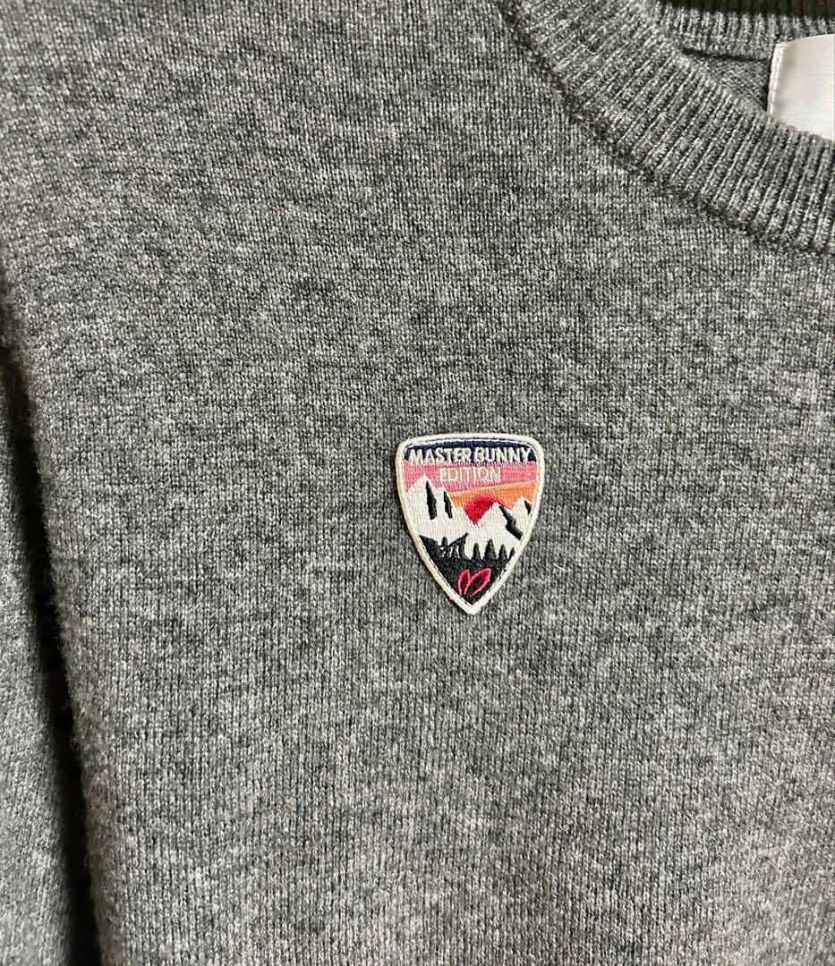 MASTER BUNNY EDITION グレー長袖セーター