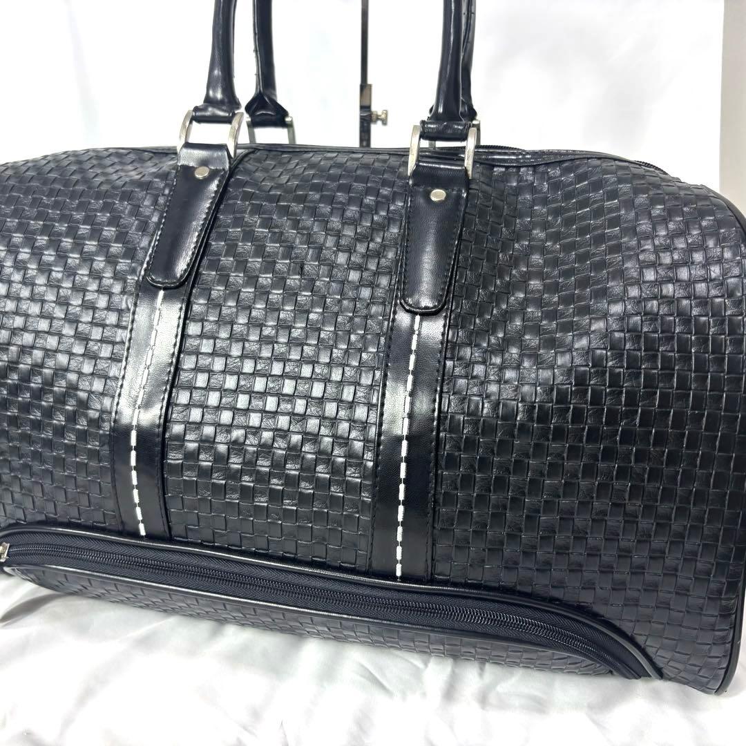 極美品 Titleist タイトリスト ゴルフバッグ ボストンバッグ 編み込み