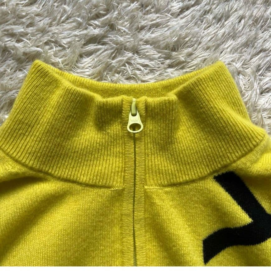 パーリーゲイツ　カシミヤ100%　ダブルジップアップ　ニット　ゴルフウェア