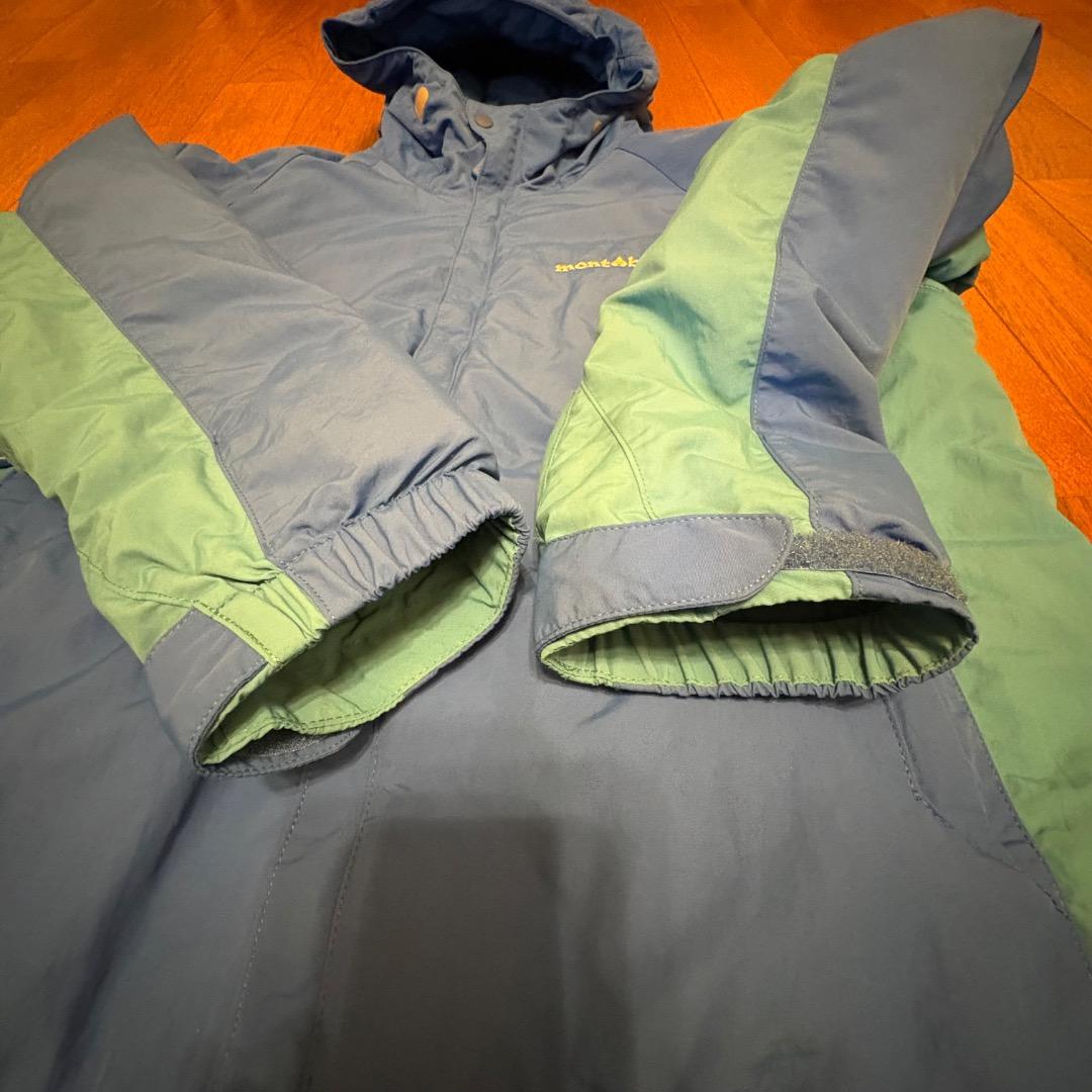 モンベル　パウダーライト ジャケット ビブ 上下セット 160cm