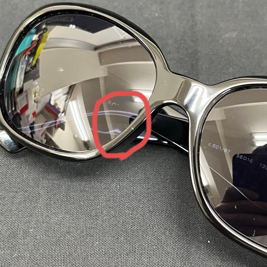 【T】売り尽くし✨CHANEL サングラス 5113 度なし ブラック カメリア