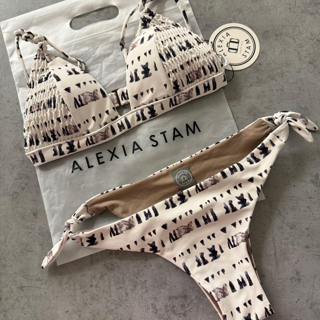 新品未使用　ALEXIA STAM 水着　ビキニ　ホワイト
