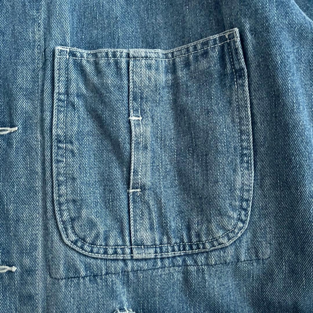 希少◆80s 最初期 OLD UNIQLO ユニクロ デニム カバーオール M