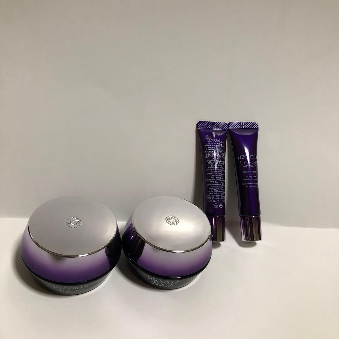 DECORTE リポソーム アドバンスド リペアクリーム　アイセラム　各２セット