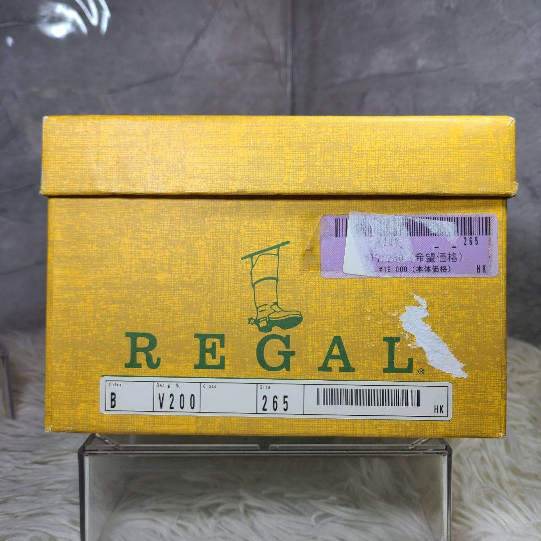 新品【REGAL】リーガル　V200　プレーントゥ　ビジネスシューズ　ブラック