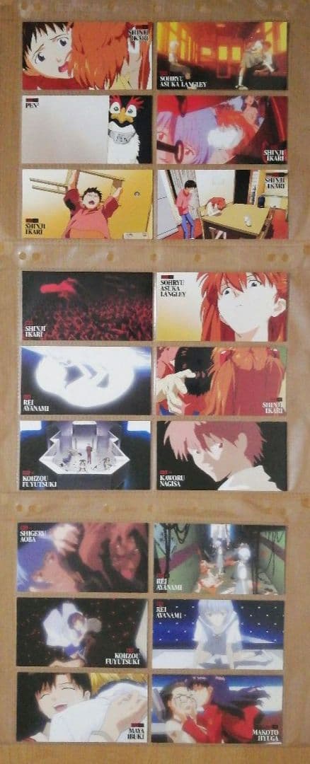 カードダスマスターズワイド 新世紀エヴァンゲリオン劇場版 264種類フルコンプ