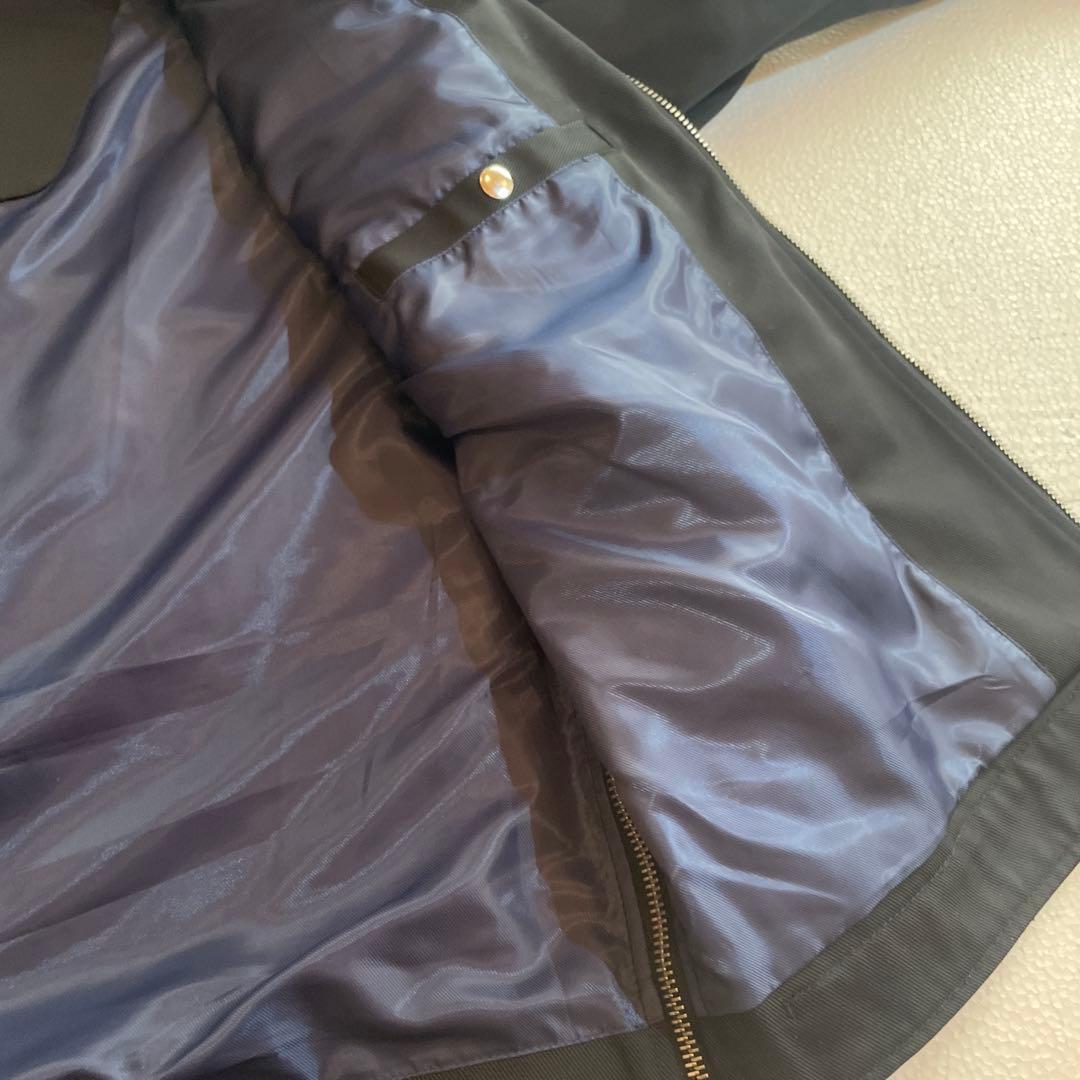 【美品】DIESEL ノーカラーブラックジャケット