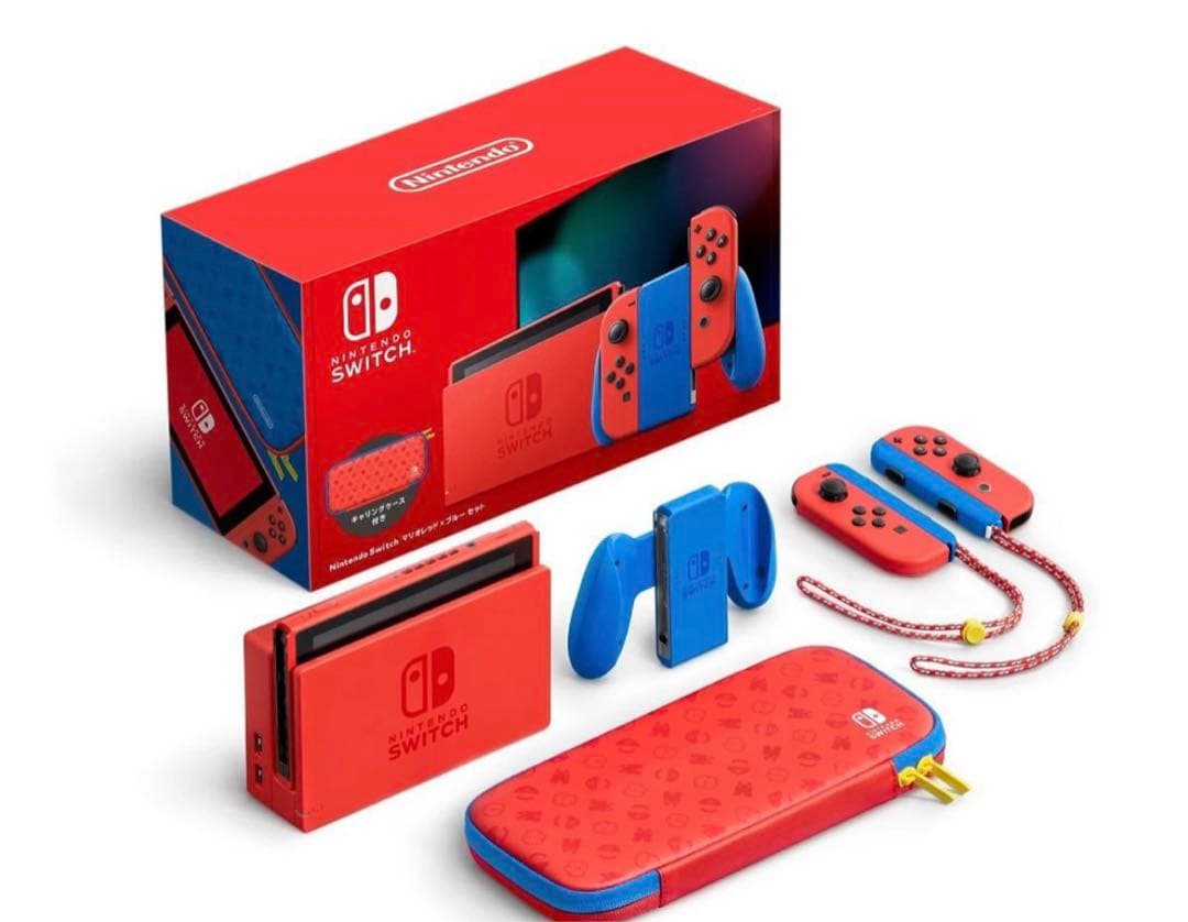 マリオレッド×ブルー ニンテンドースイッチ本体 スーパーマリオ　新品　限定