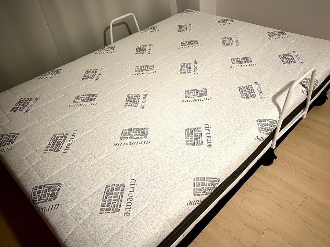 【ポグバ】エアウィーヴ S04 ダブル＋ベッドフレーム・シーツ一式