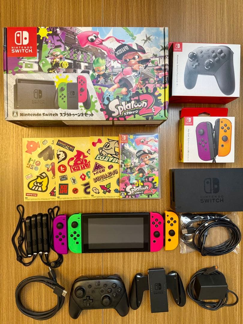 Nintendo Switch スプラトゥーン2セットProコンJoy-Con付