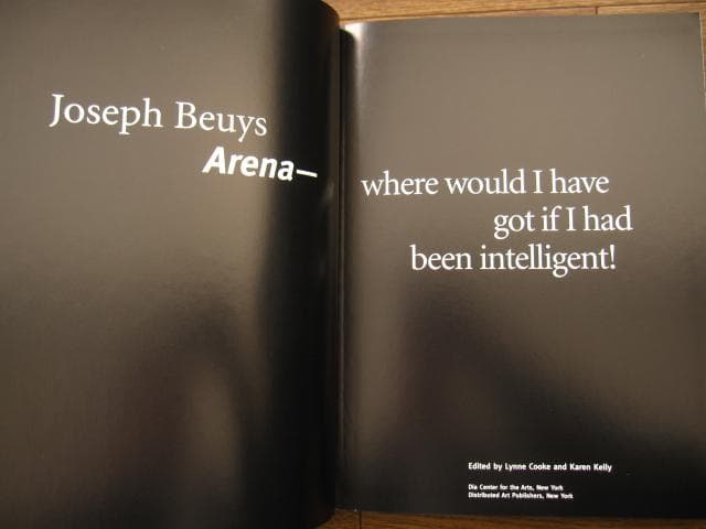 アート・デザイン・音楽 Joseph Beuys: Arena Where Would I Have
