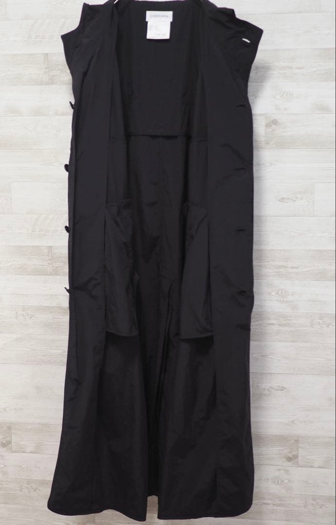 ジャケット・アウター YAECA CONTEMPO 21SS Hood Rain Coat-Bk/S