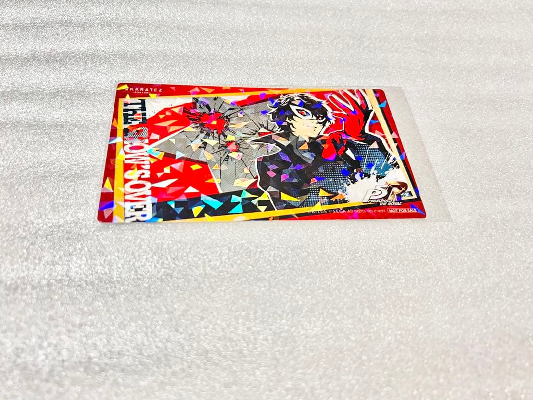 ペルソナ5 主人公　カラオケの鉄人　コープラリーホロカード