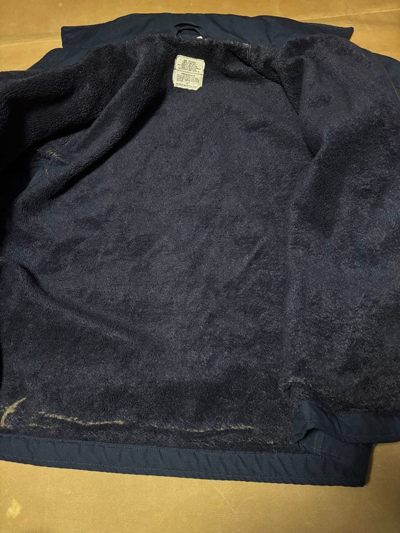 ステンシル入　米軍実物 90s アラミド　デッキジャケット　ビッグサイズ　a-2