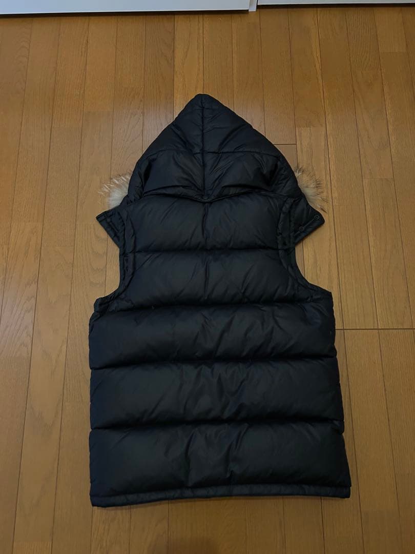 heritage stone ファー ダウンベスト　コヨーテファー