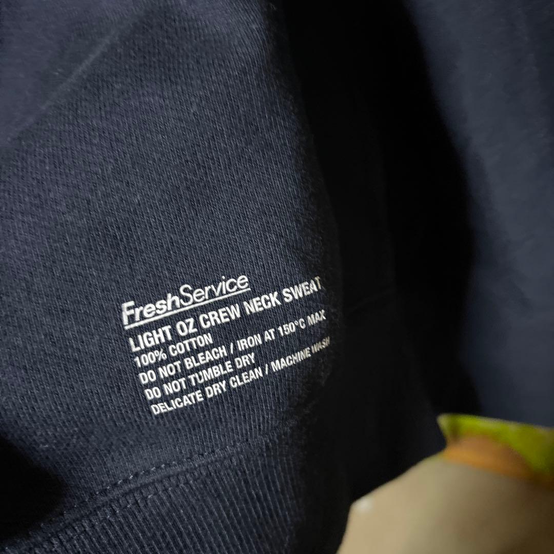 fresh Service スウェット　ネイビー