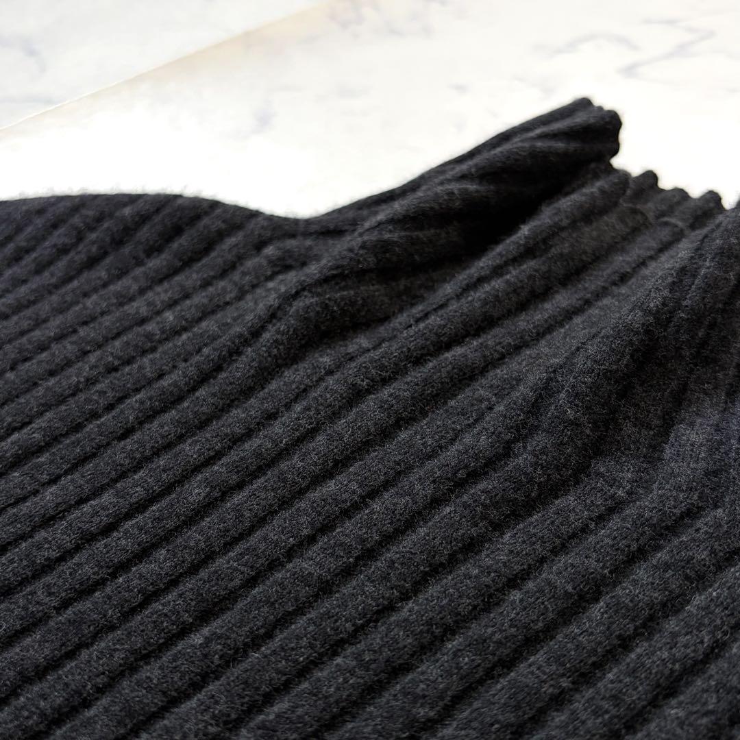 【新品タグ付き】evam eva wool rib snood ウール100%